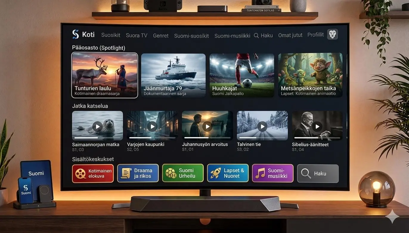 IPTV Suomi suoratoisto Smart TV:ssä, Androidissa, iOS:ssa ja PC:ssä – paras IPTV Finland