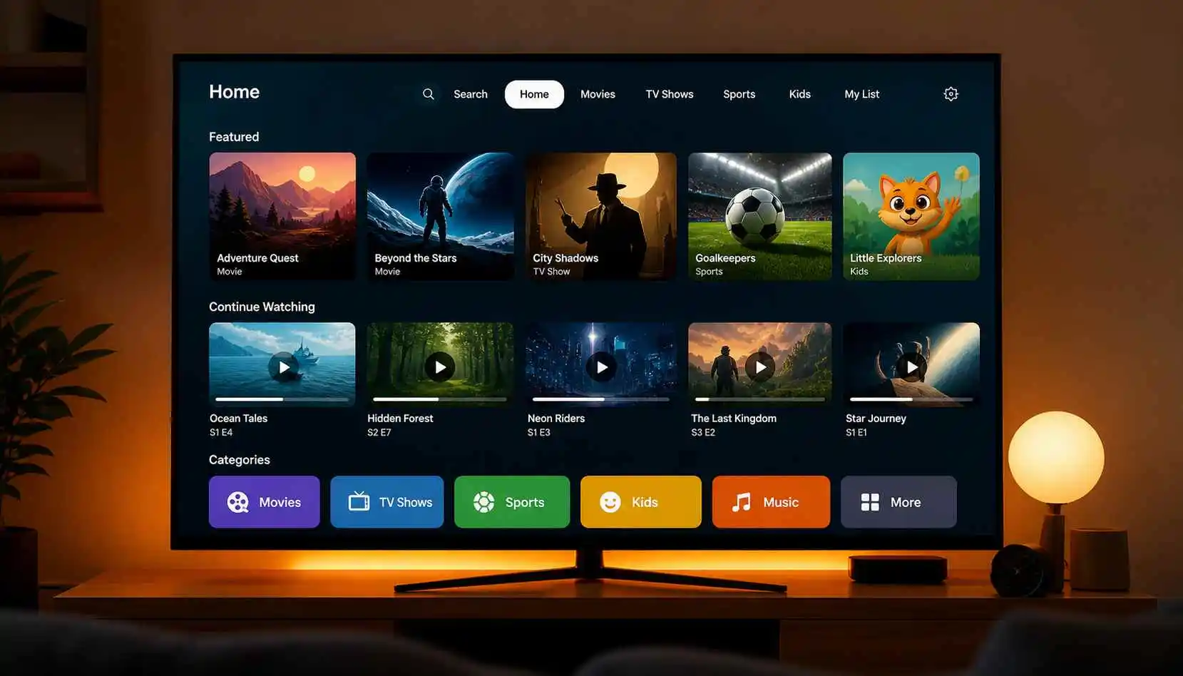 IPTV Nordic streaming på Smart TV, Android, iOS och dator – bästa IPTV Sverige och Norden