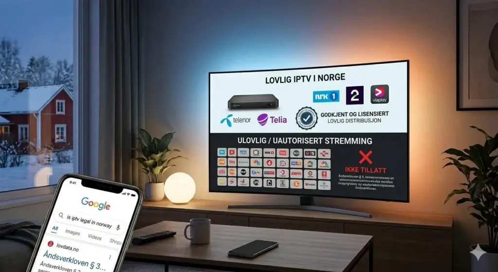 is iptv legal in norway